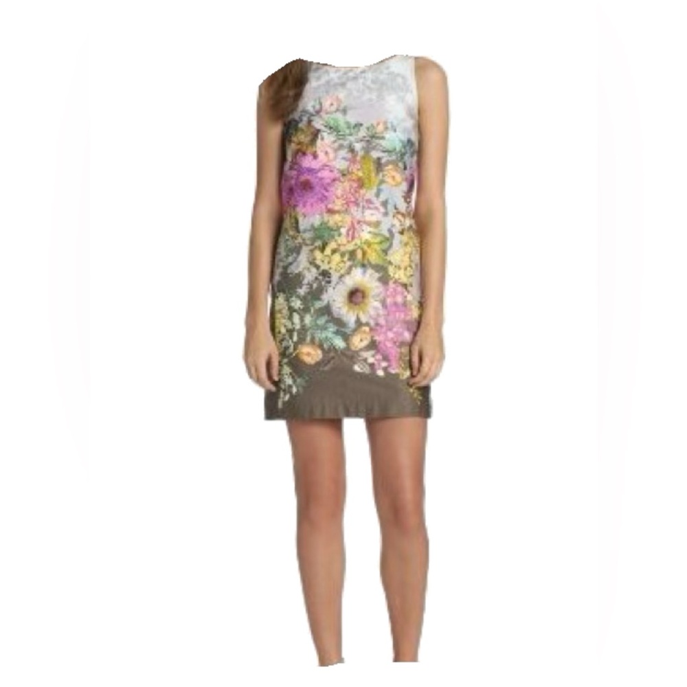 French Connection RARE Enchanted Garden Floral Dress Size 8 NWOT MSRP $198